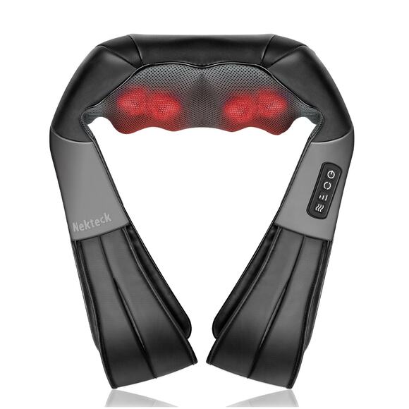 Nekteck Neck and Back Massager with Soothing Heat - Picture 1 of 8
